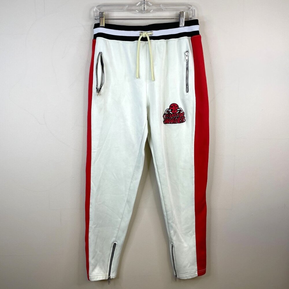 Vintage Mens Warm Up Pants Athletic Size M Zip Ankle Sporty Athleisure Comfort